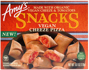 Amy's Vegan Cheese Pizza Snacks